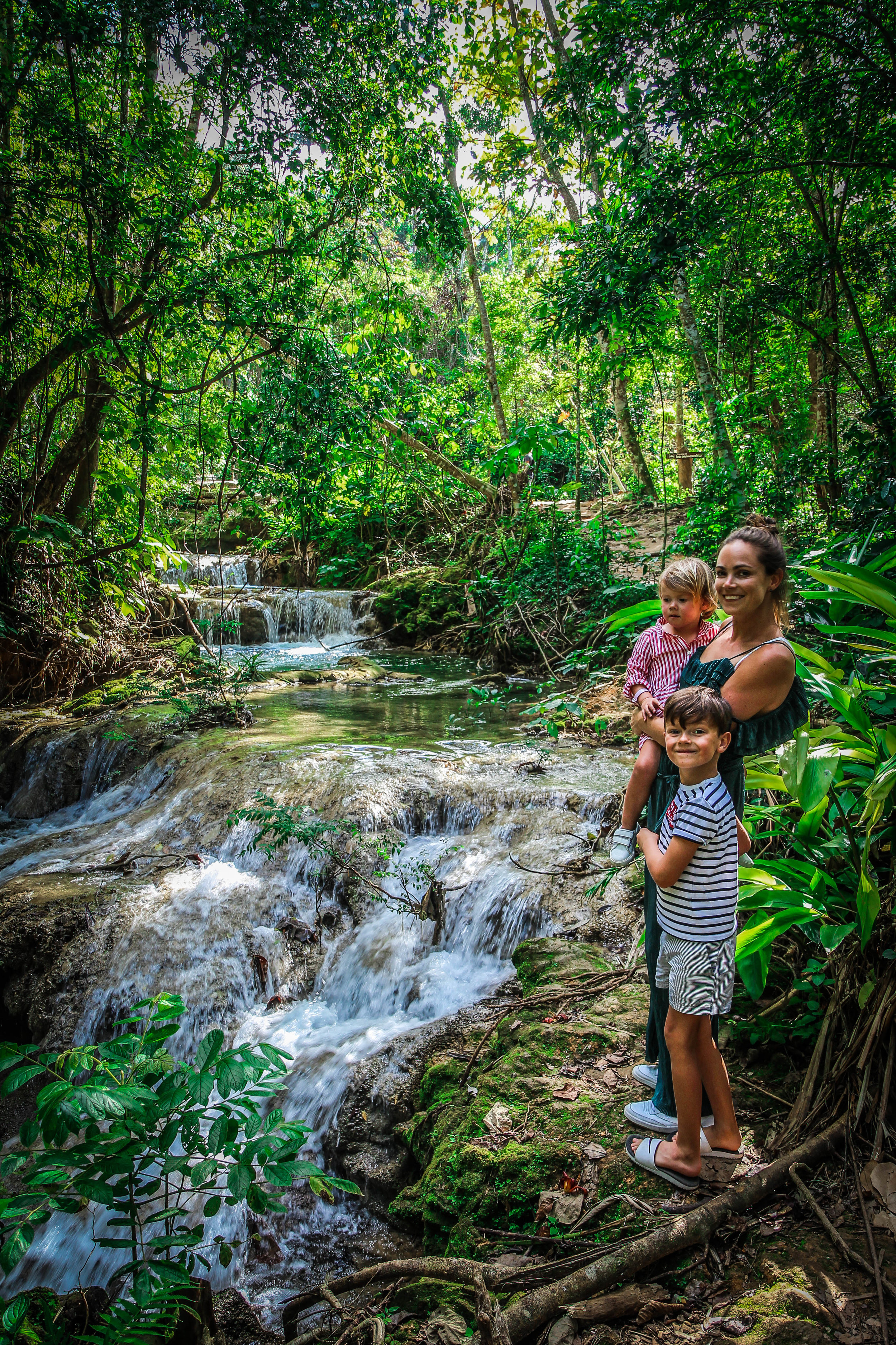 El Nicho - Watervallen cuba - kinderen reizen mee