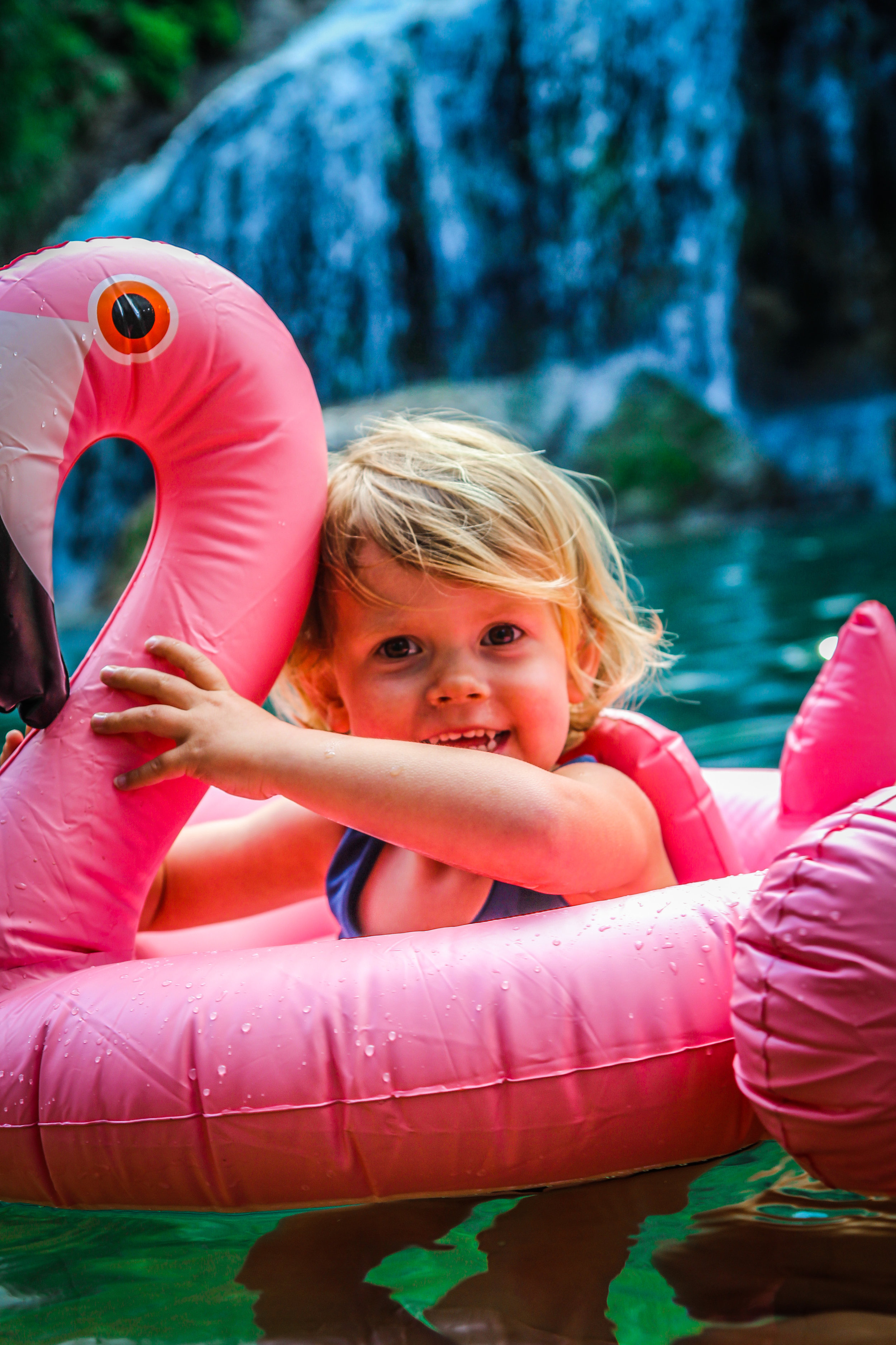opblaasbare Flamingo - reizen met kinderen - Cuba
