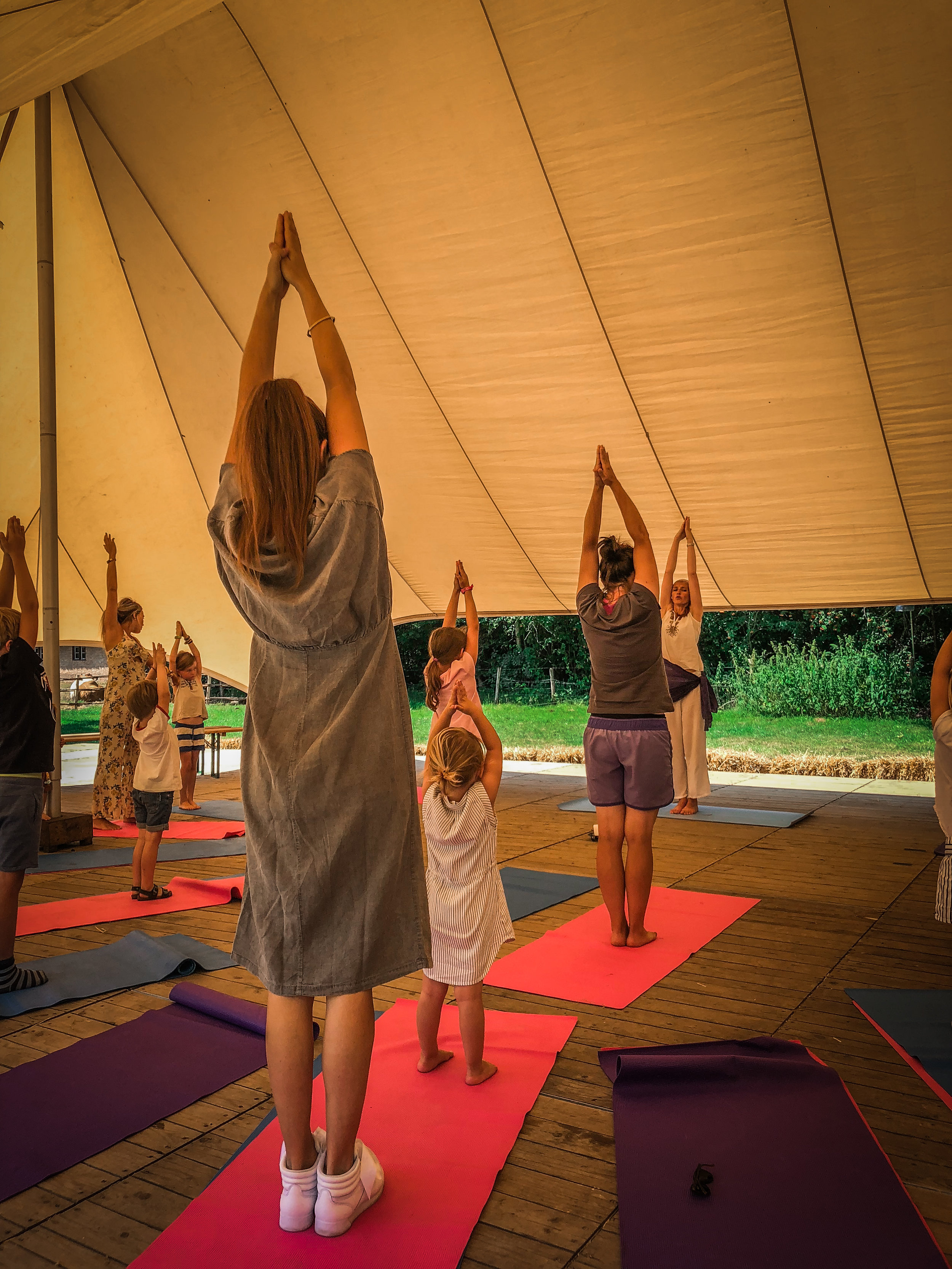 Bokrijk Zomerfestival - Dag uitstap - Familie Yoga