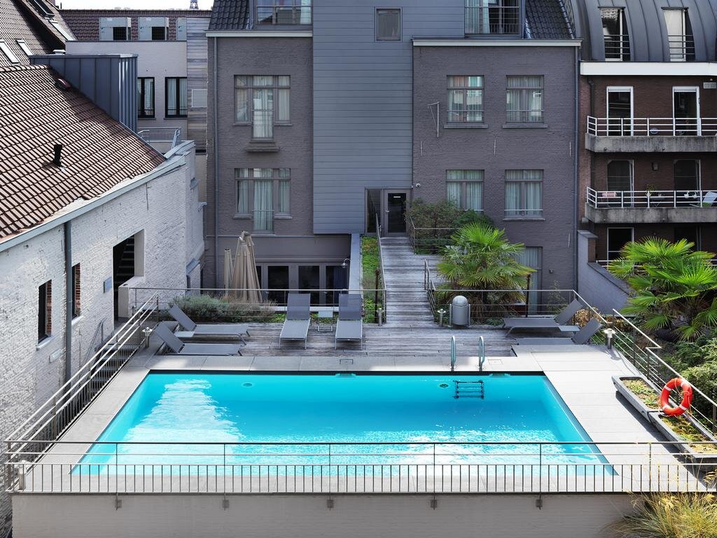 Hotel met buitenzwembad in België
