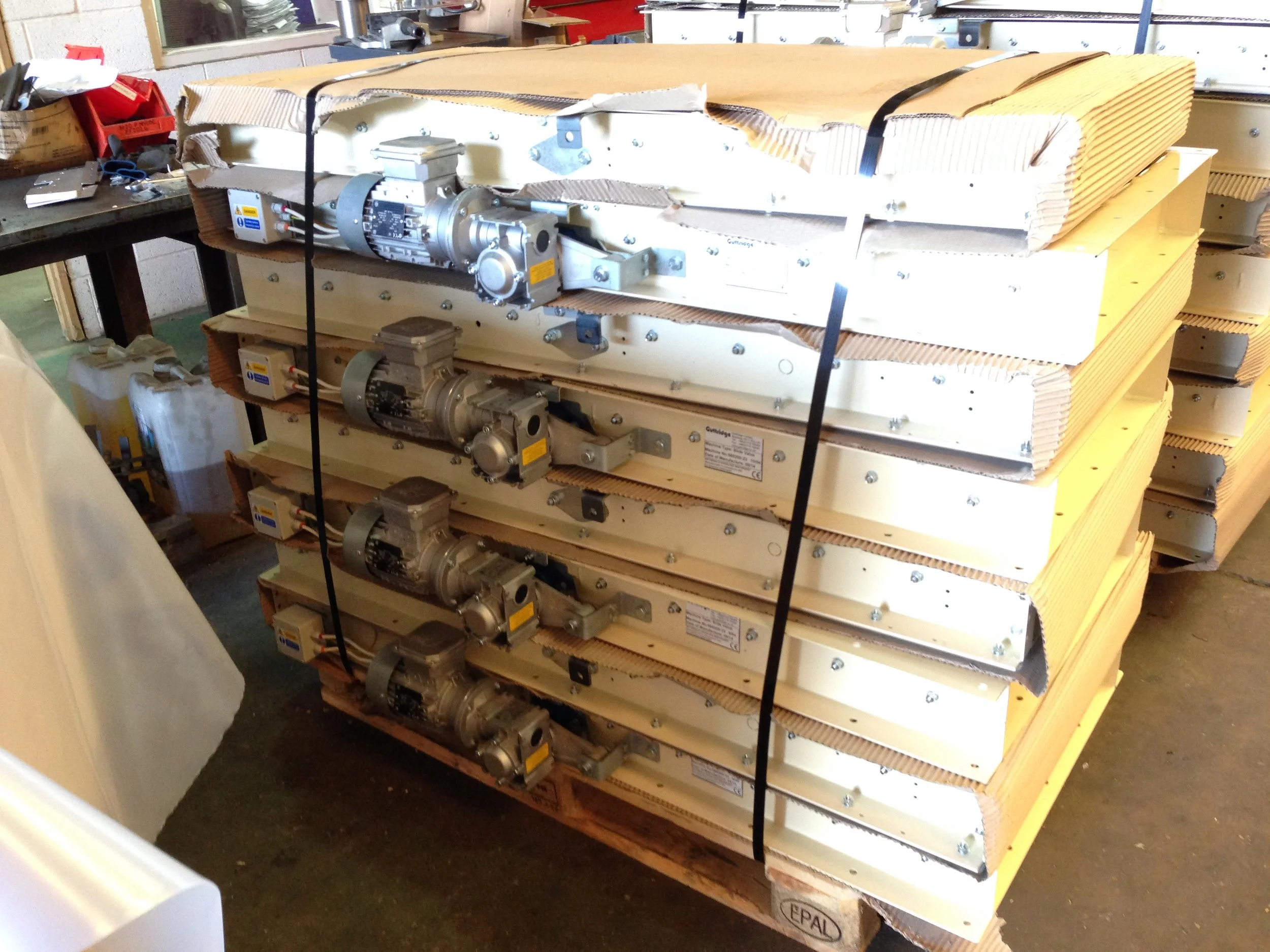 Slides ready for despatch from Guttridge