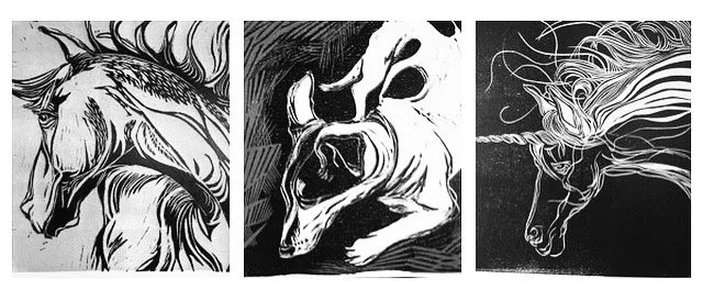 Some square prints for this exhibition!