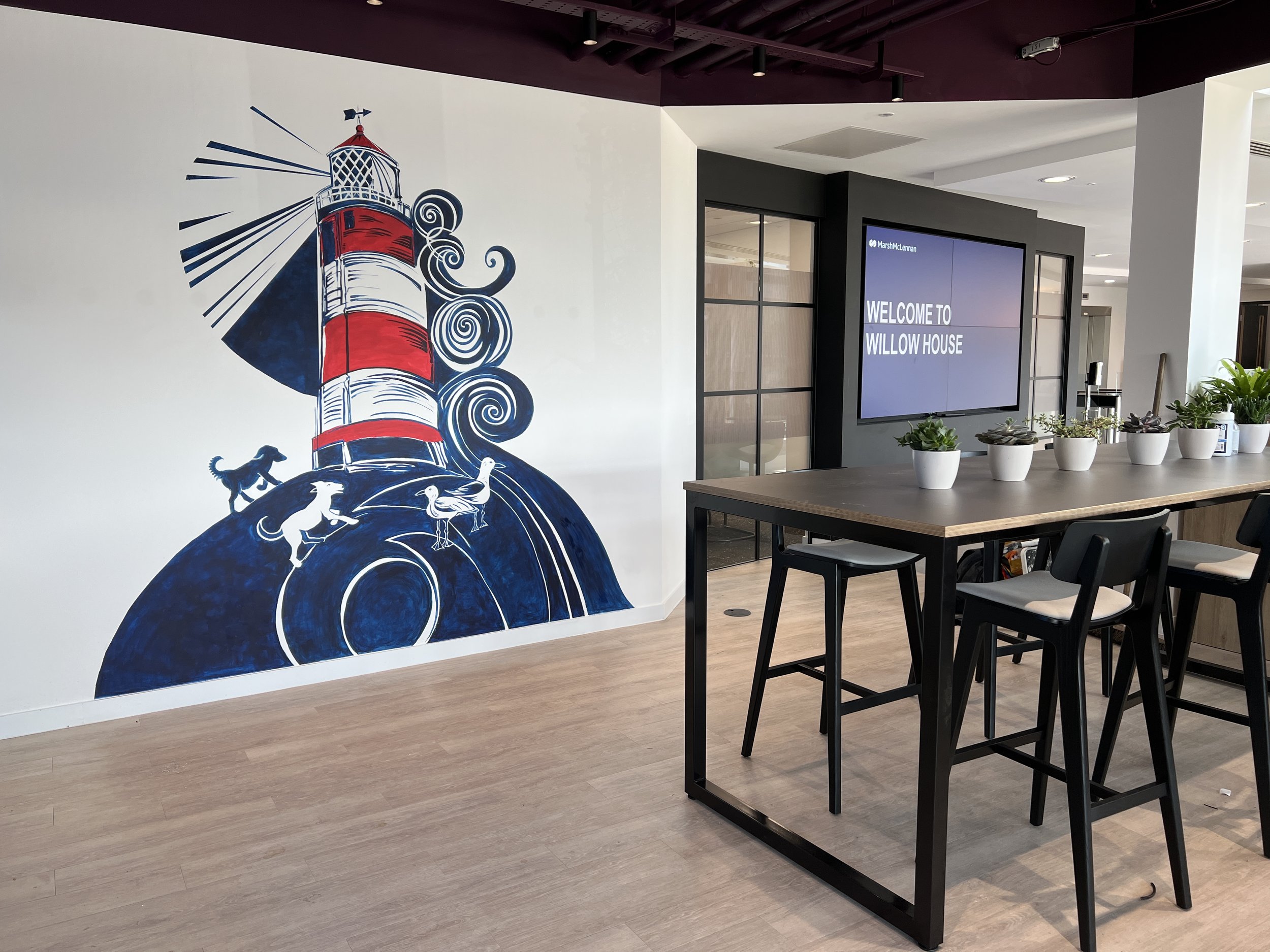 To The Lighthouse - Mural commission
