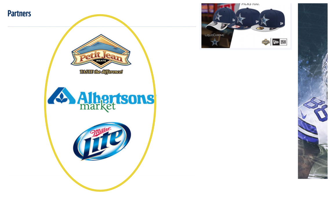 Partners: Petit Jean Meats, Albertsons, MillerCoors/MillerLite