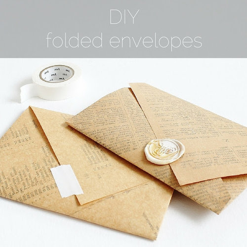 Making your own envelopes  Occasionally Crafty: Making your own envelopes
