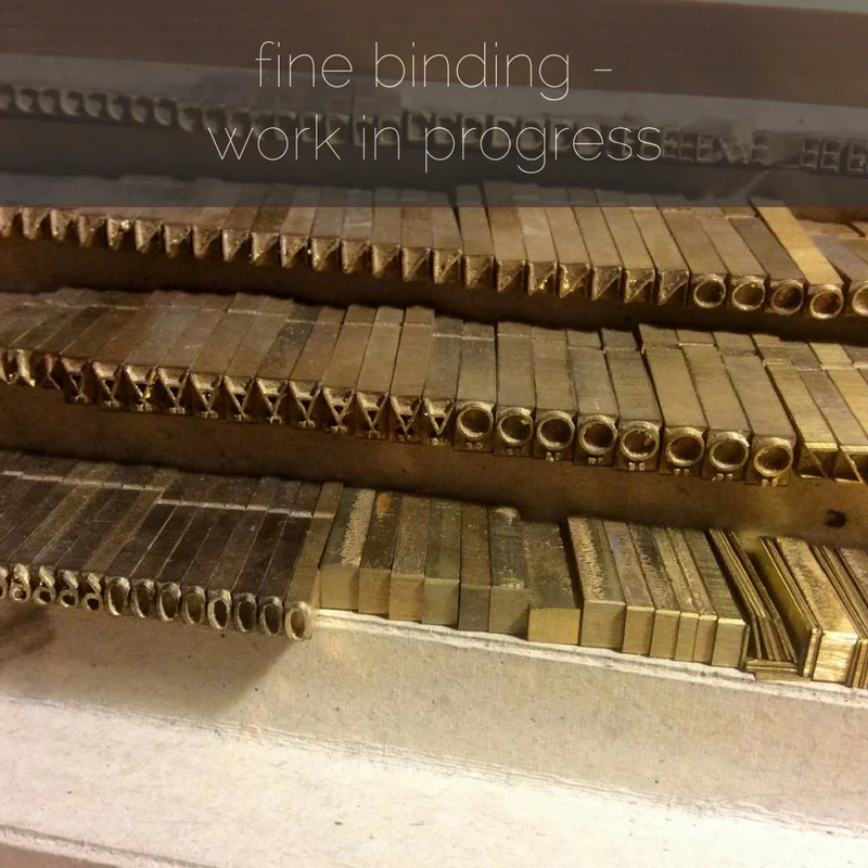 fine binding - work in progress — paperiaarre