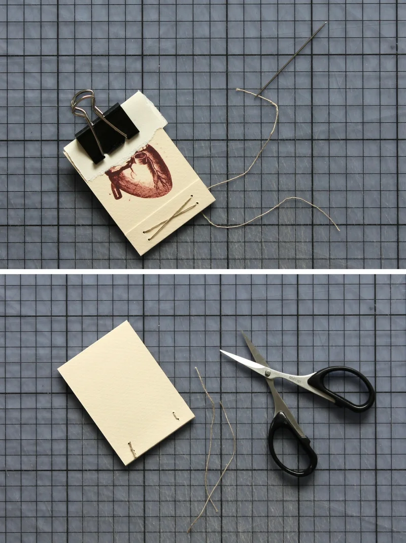DIY: heart matchbook tutorial + free printable / www.paperiaarre.com