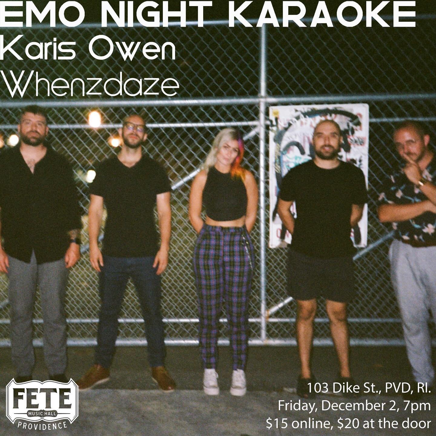 😱 The show is this Friday already!? 😳 
Ticket link is in our bio! Get there early coz @whenzdaze is opening and you don&rsquo;t wanna miss them! Then you can have a cigarette (or 5) during our set and catch @emonightkaraoke as headliner! See ya the