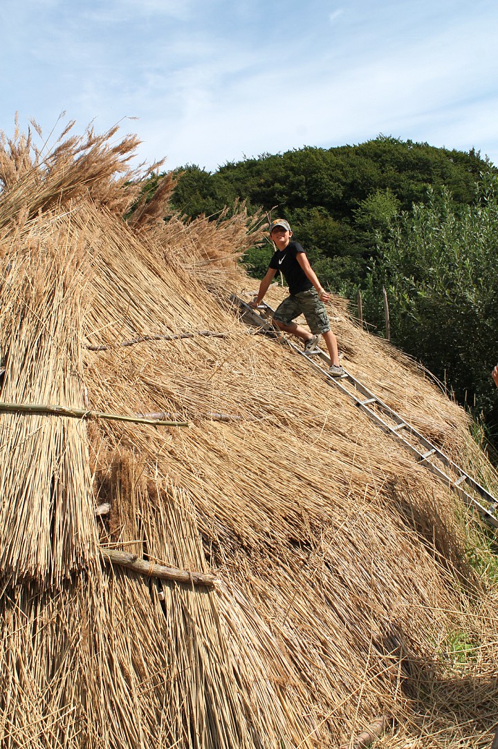 Building our wigwam in Denmark