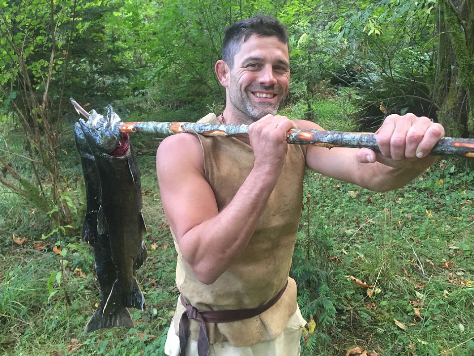 Salmon fishing on The Great Human Race