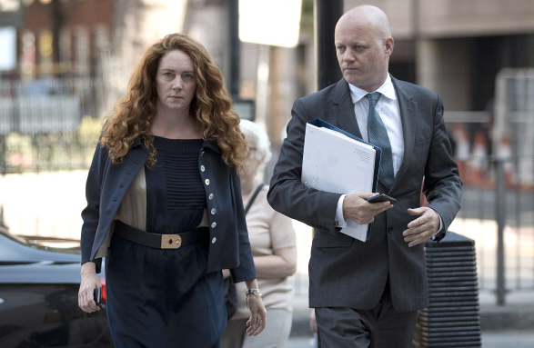 Rebekah Brooks and lawyer Angus McBride