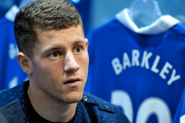 Heritage: England star Barkley has a Nigerian grandfather