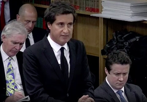 Claimants' barrister David Sherborne, at the Leveson Inquiry into Press practices and ethics