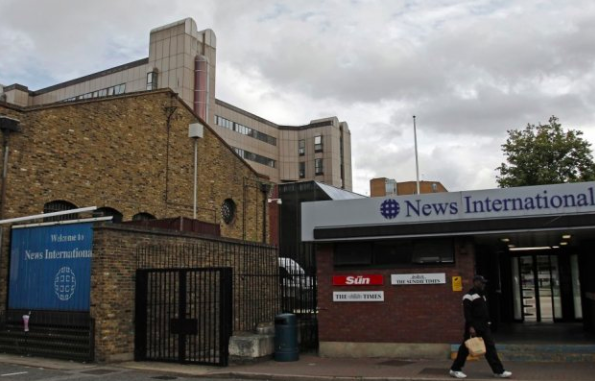 News International's former Wapping HQ, from where the hard-drive was taken (c) Reuters