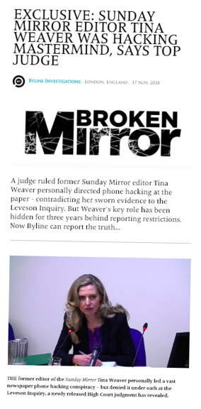 Byline Investigates exposed Weaver as phone hacking mastermind