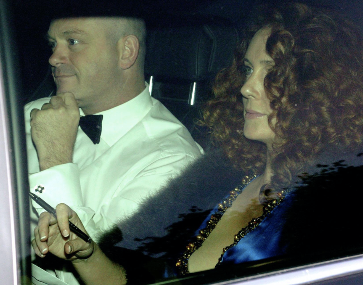 Accused: Rebekah Brooks, with Ross Kemp - the former partner she is said to have spied upon (c) Chris Radburn/PA Archive/PA Images