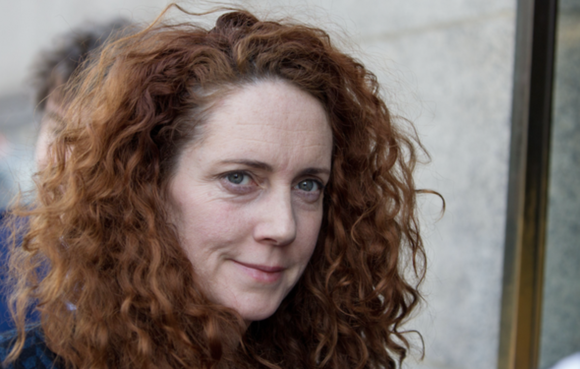 Serving: former Sun and News of the World Editor Rebekah Brooks is still the Chief Executive of parent company News UK, formerly known as News International, pictured here outside the Old Bailey in 2014 (c) PA