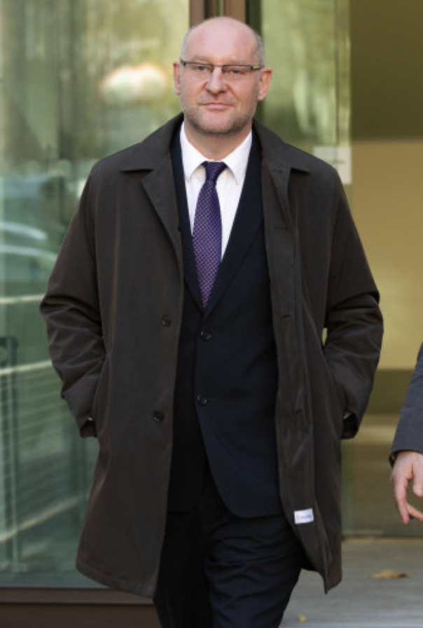 Sun journalist Nick Parker leaving Westminster Magistrates Court, in London. Parker is facing charges linked to the alleged theft of a mobile belonging to MP Siobhan McDonagh. (c) PA