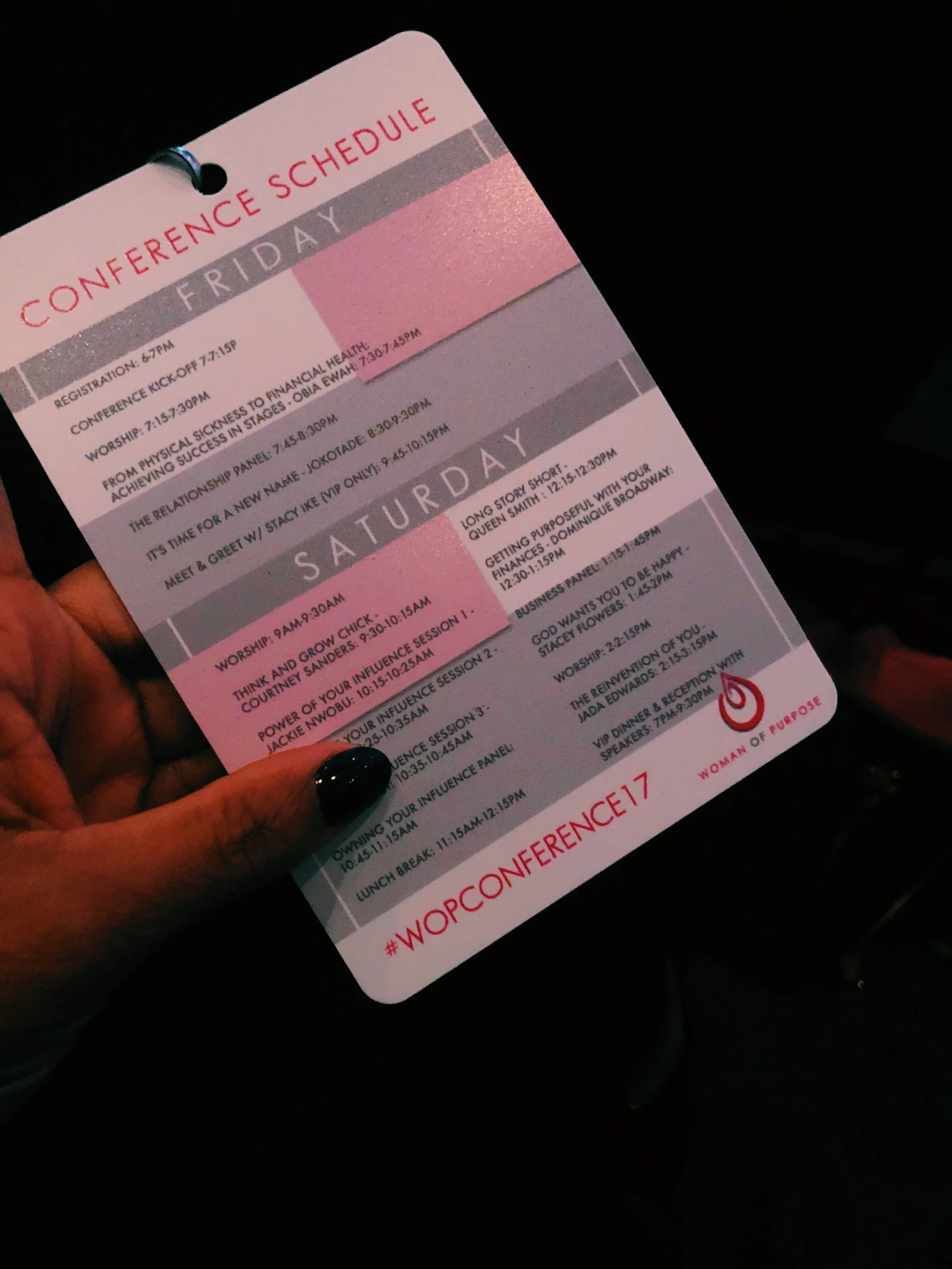 Woman of Purpose Conference 2017