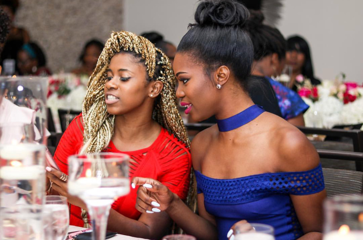 Stacy Ike and Guest at the VIP Dinner. Photo by @lovethatgirlbre