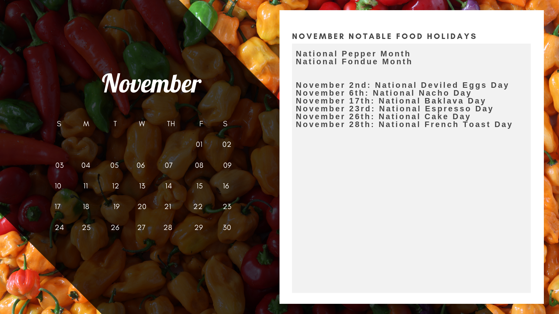 November Coming Soon