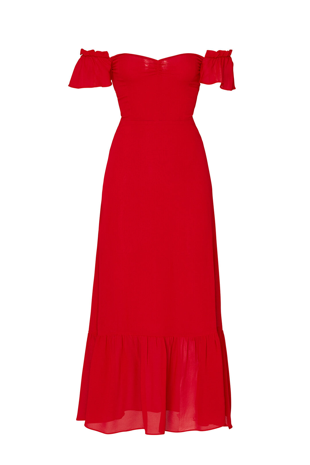 Reformation Cherry Red Dress