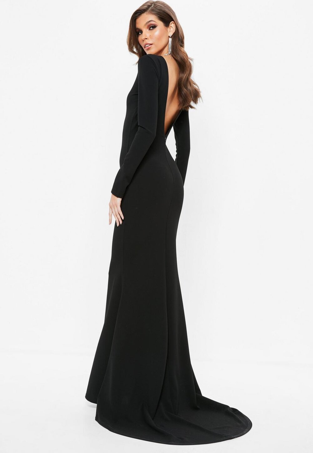 Open Back Maxi Dress