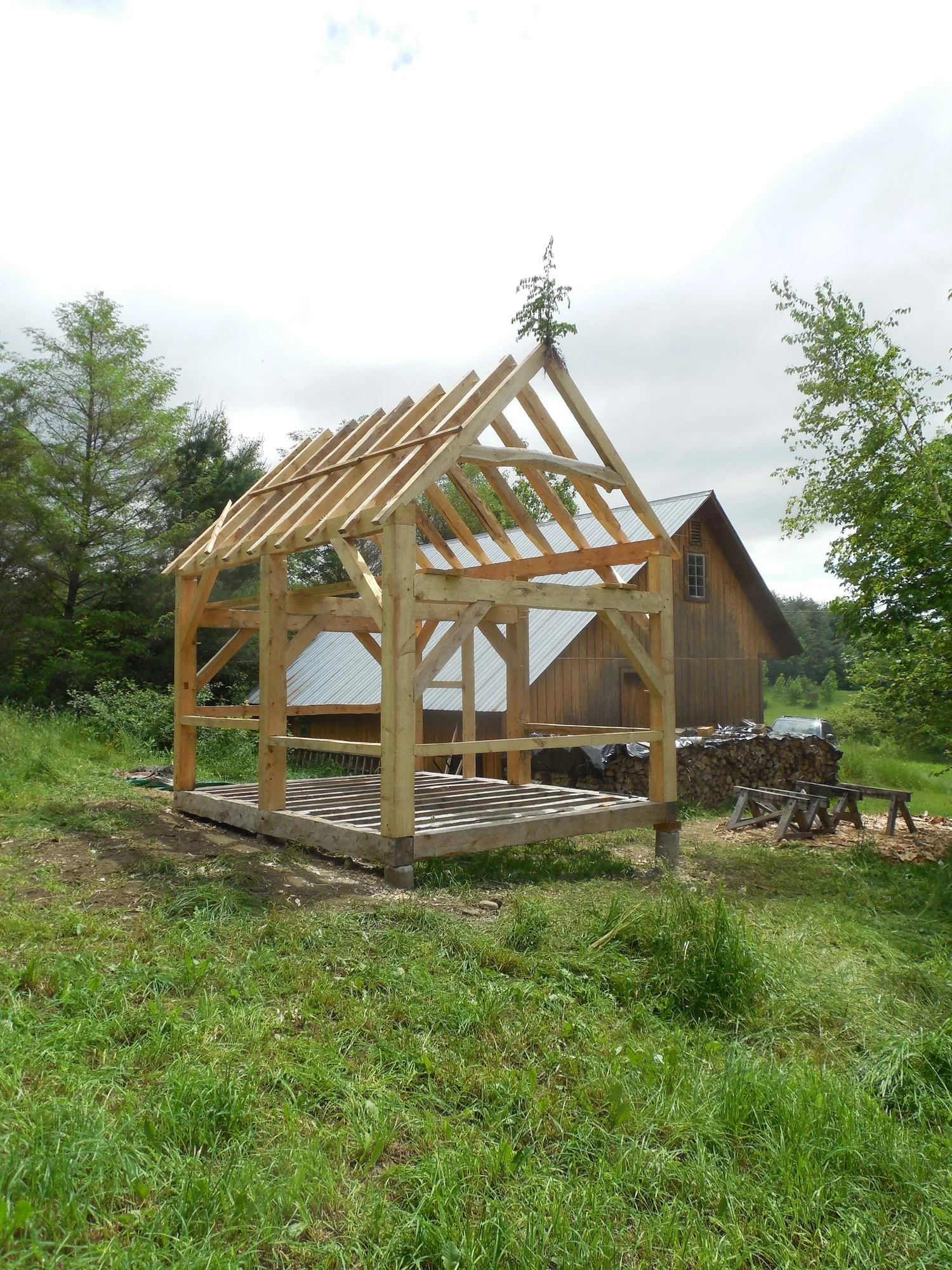 Hand Tool Timber Framing: Build a Cabin
