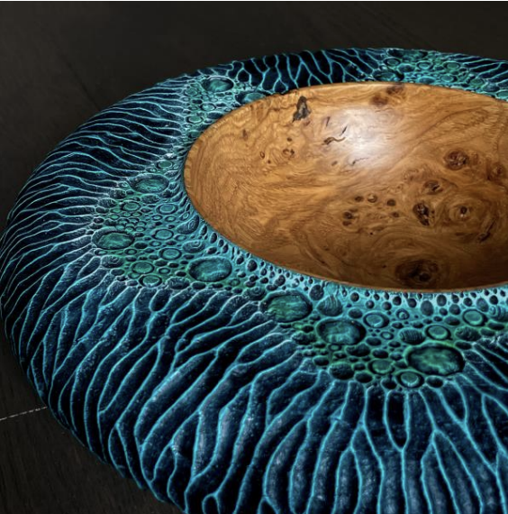 Turn and Embellish a Gallery Rim Bowl with Greg Gallegos