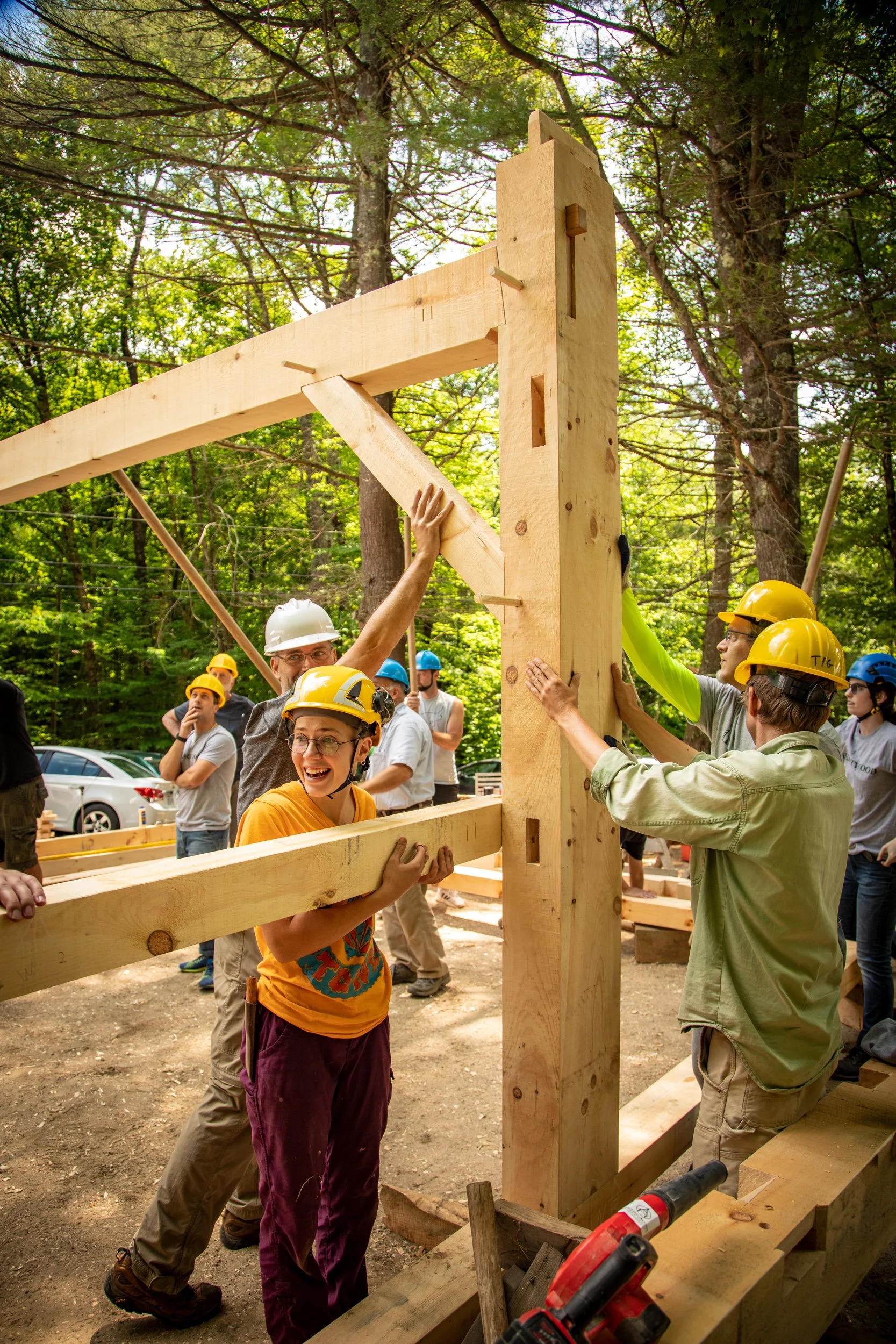 Learn Timber Framing — Sam Beauford Woodworking Institute