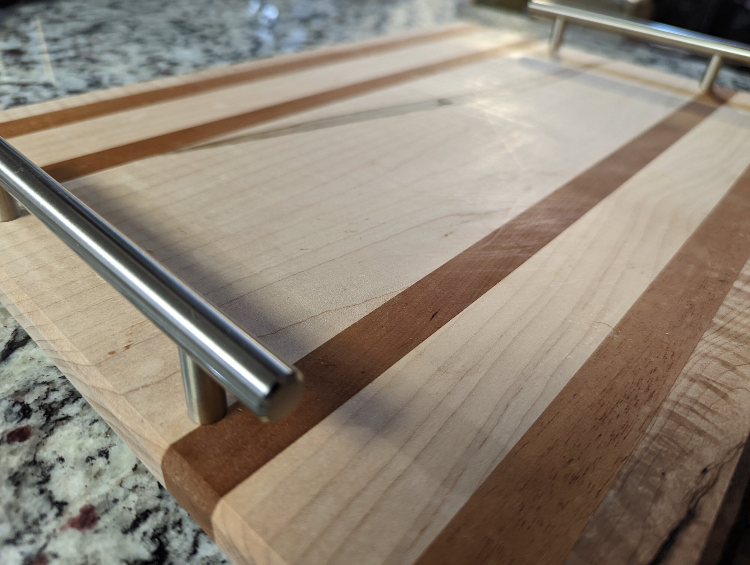 Charcuterie Board with Chalk Labels — Broader Custom Woodworks