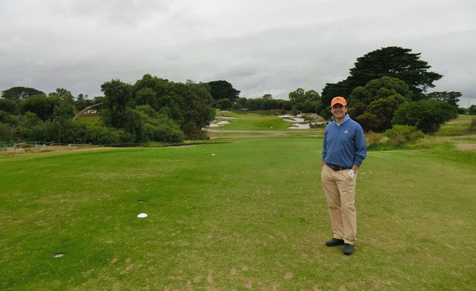 Me at the Club. Fantastic golf course.