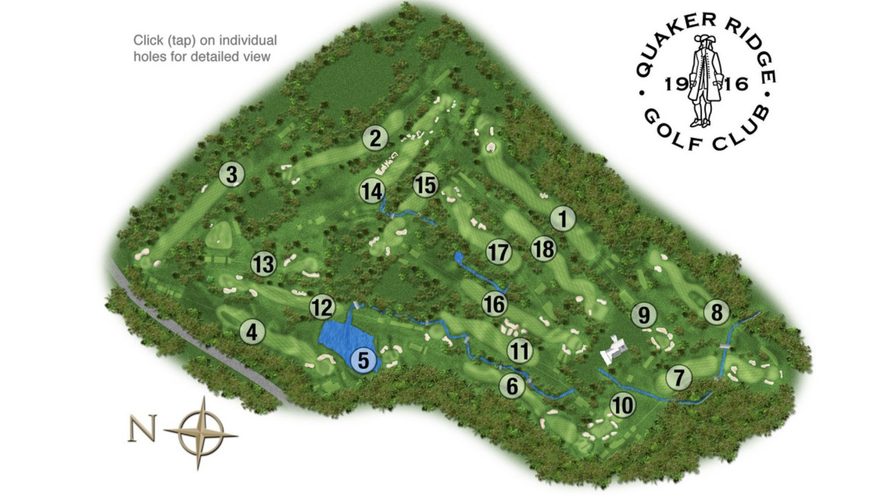 The course layout.