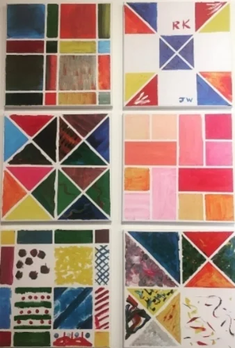 Team challenge, I might say a work of art, at the Room at Home