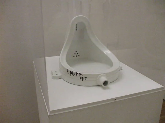 Marcel Duchamp, "The Fountain" signed R.Mutt 1917
