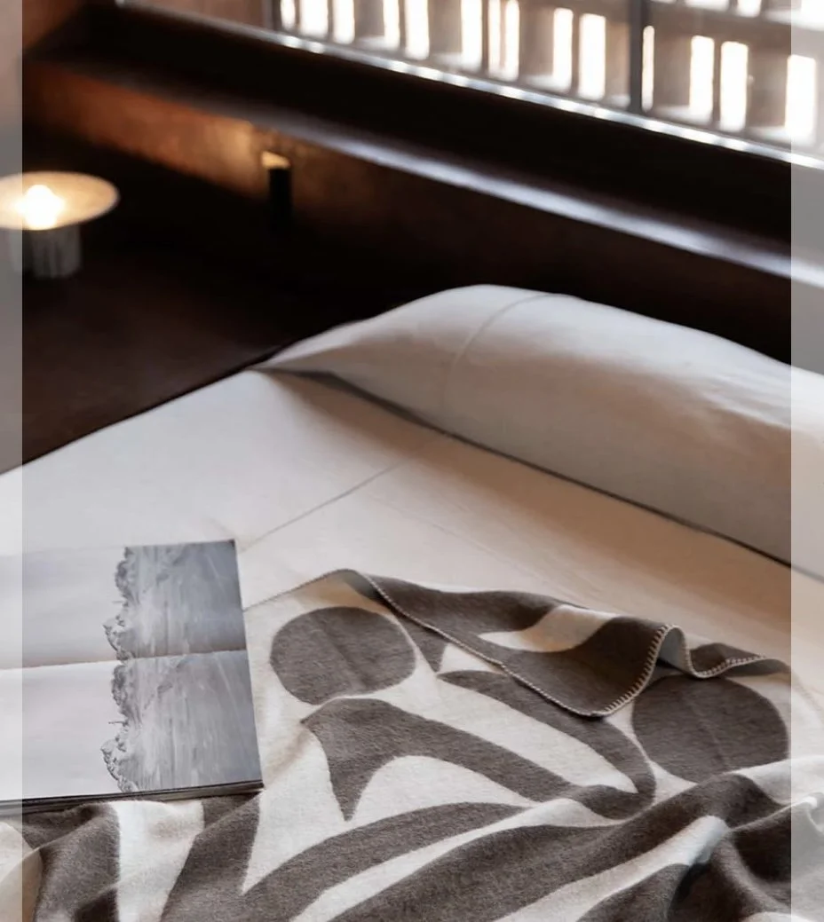 Elder Reversible 100% Alpaca Wool Throw by BLACKSAW