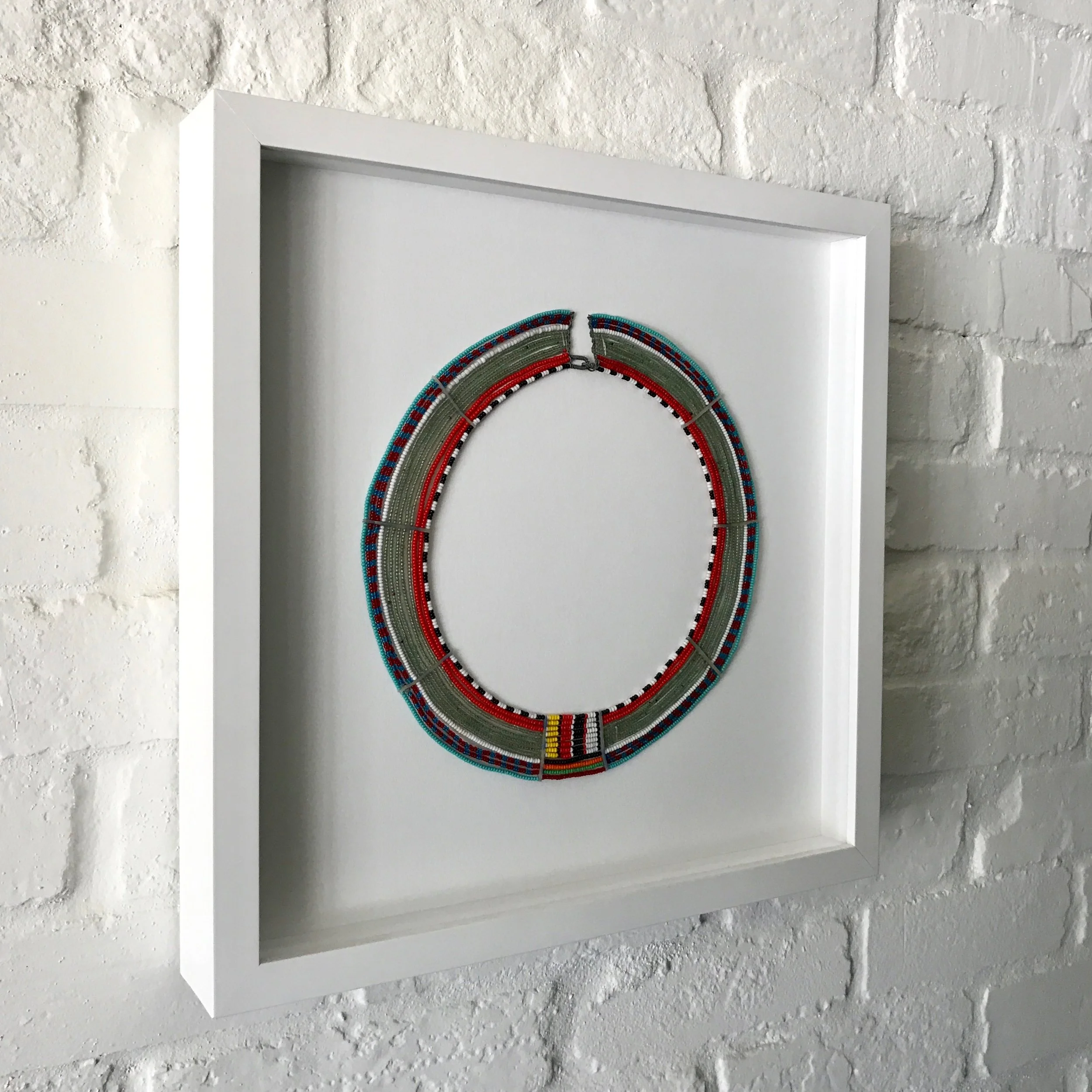 Framed African Necklace