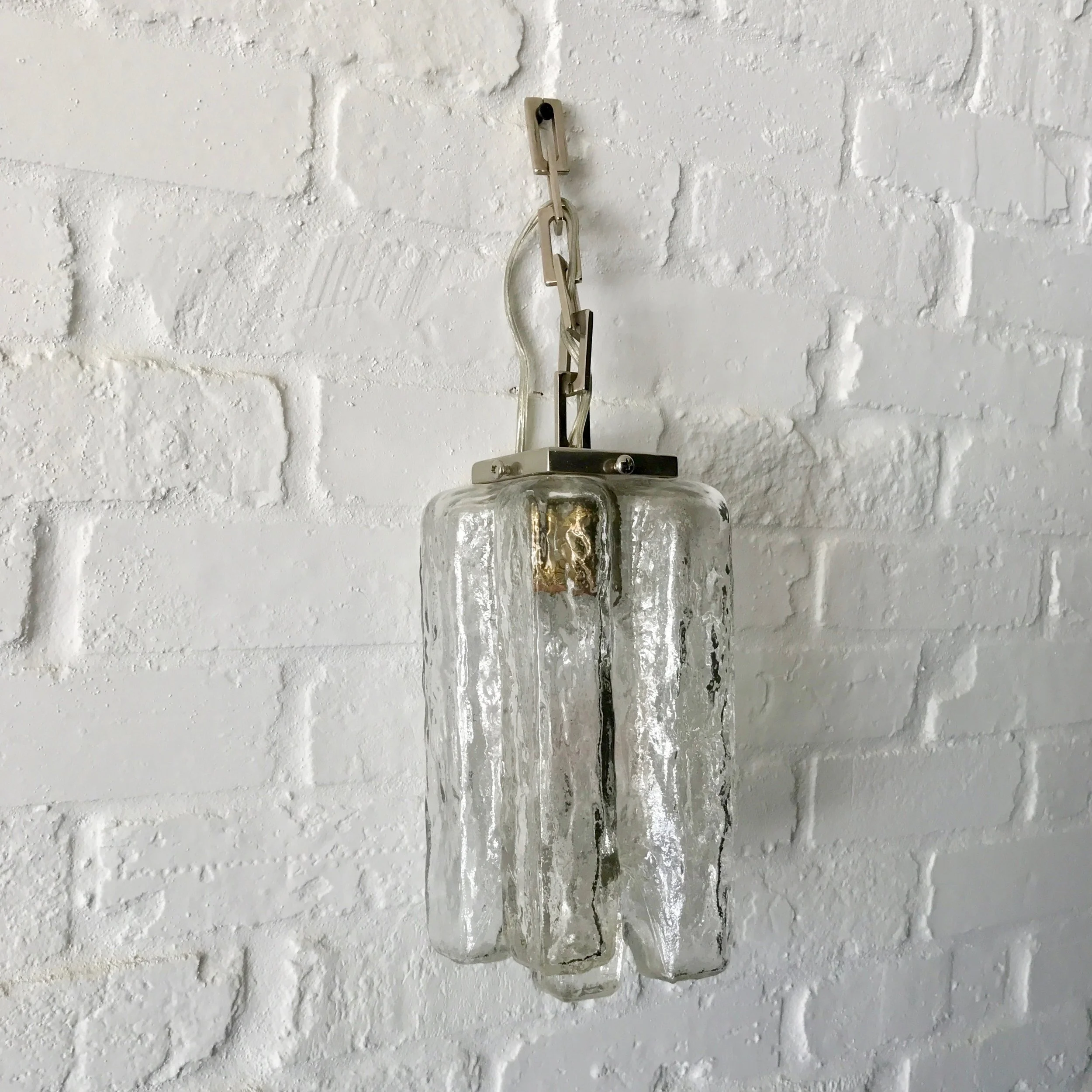 J.T. Kalmar 1950 Glass Pendant