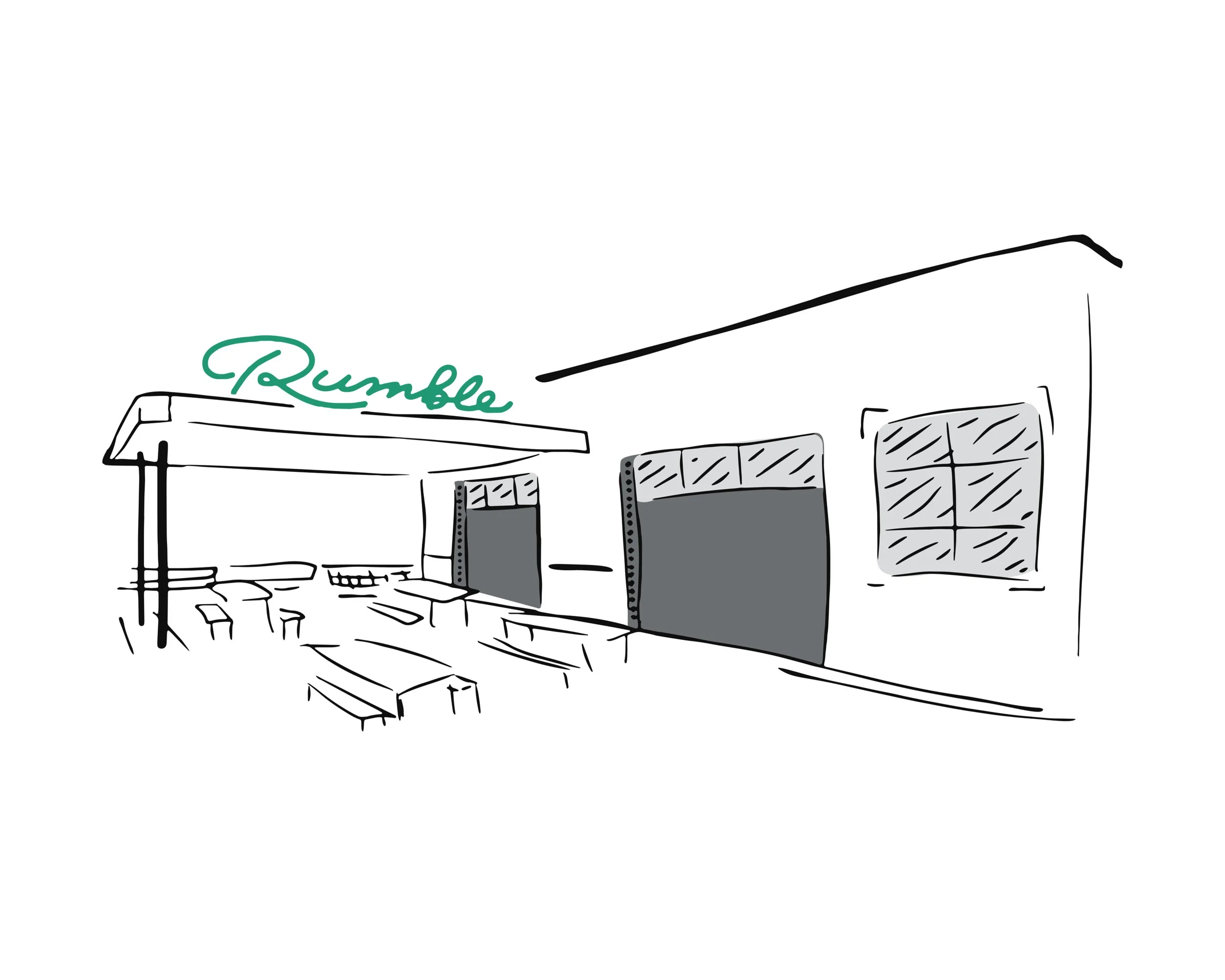Rumble San Antonio Empty Stomach Website Sketch