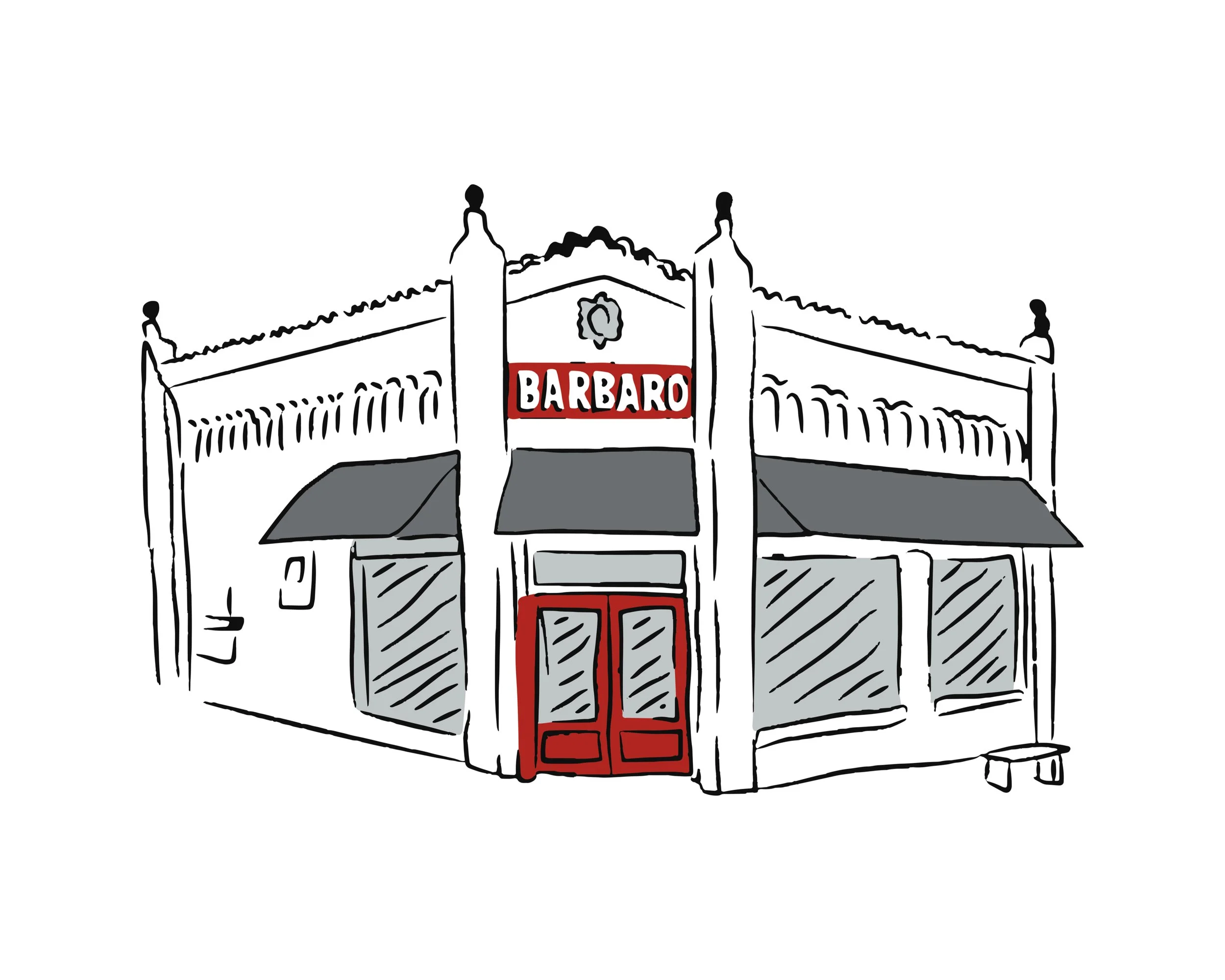 Barbaro San Antonio Empty Stomach Website Sketch