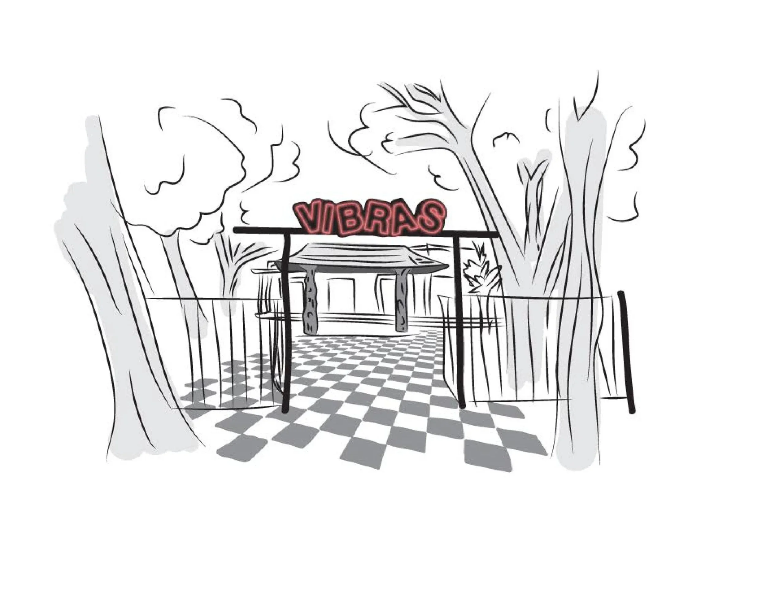 Vibras San Antonio Empty Stomach Website Sketch