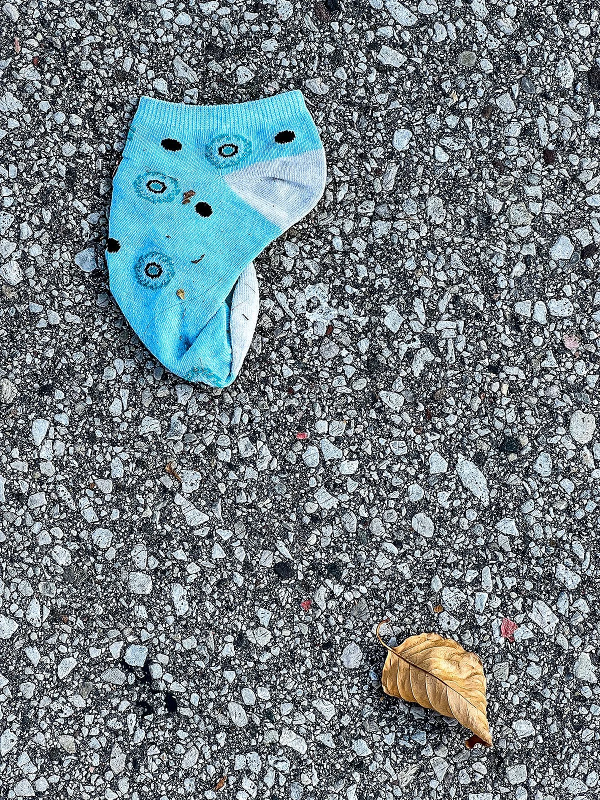 Infant Sock on Concrete, South 10th Street