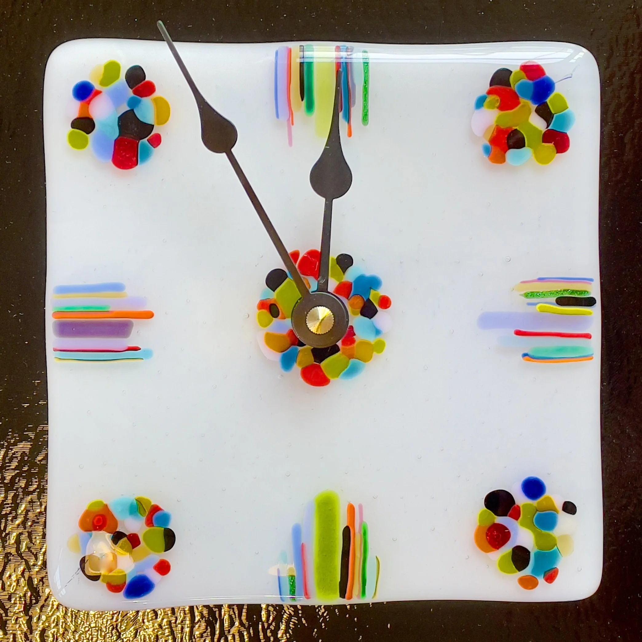 Fused Glass Clocks