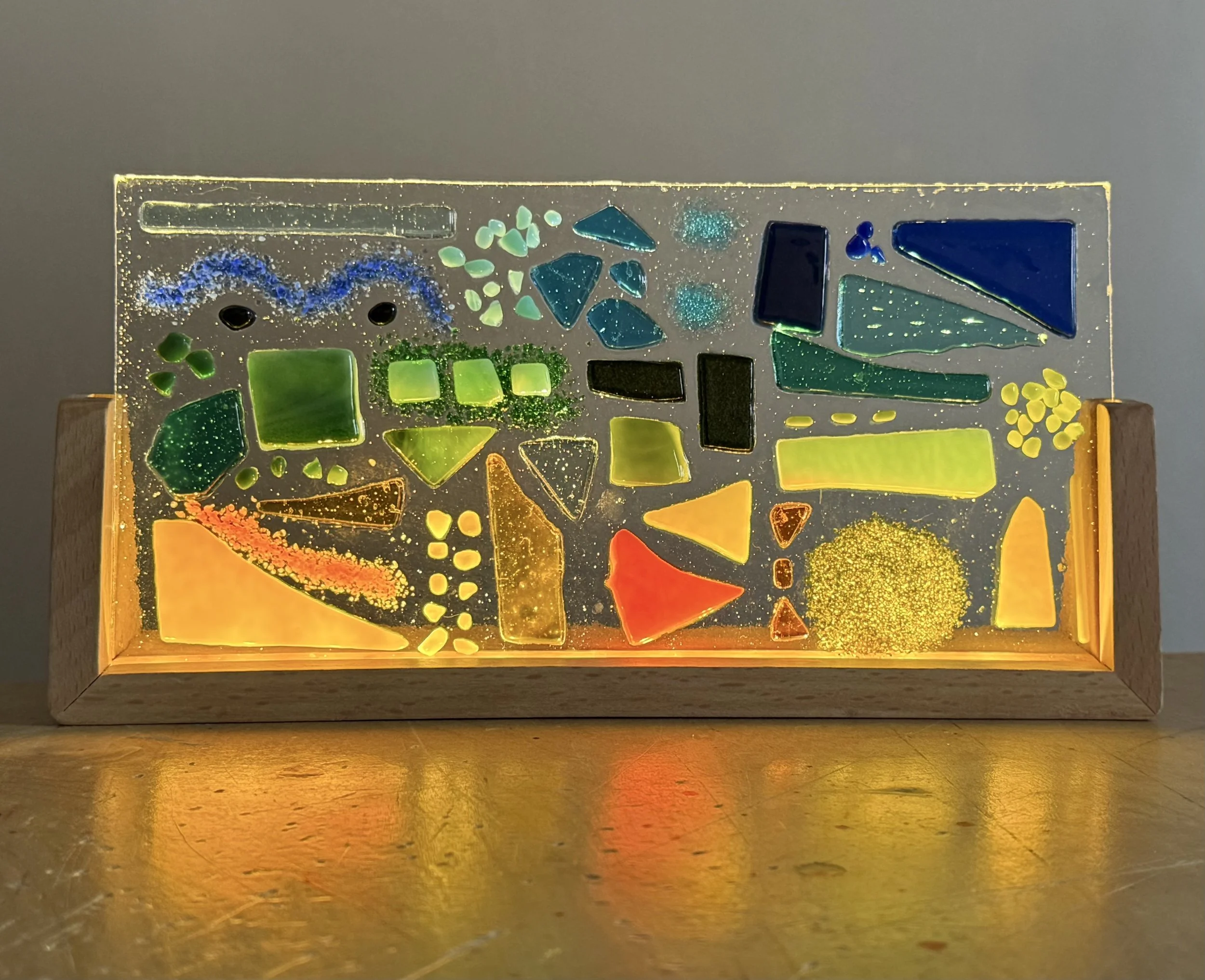Fused Glass Light Panels
