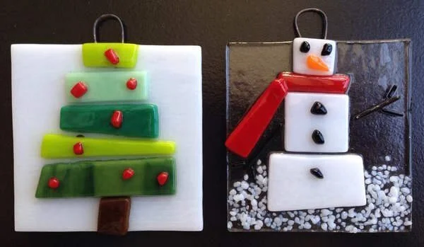 Fused Glass Ornaments