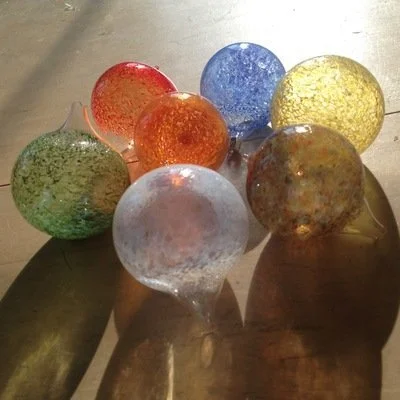 Blown Frit Ornaments