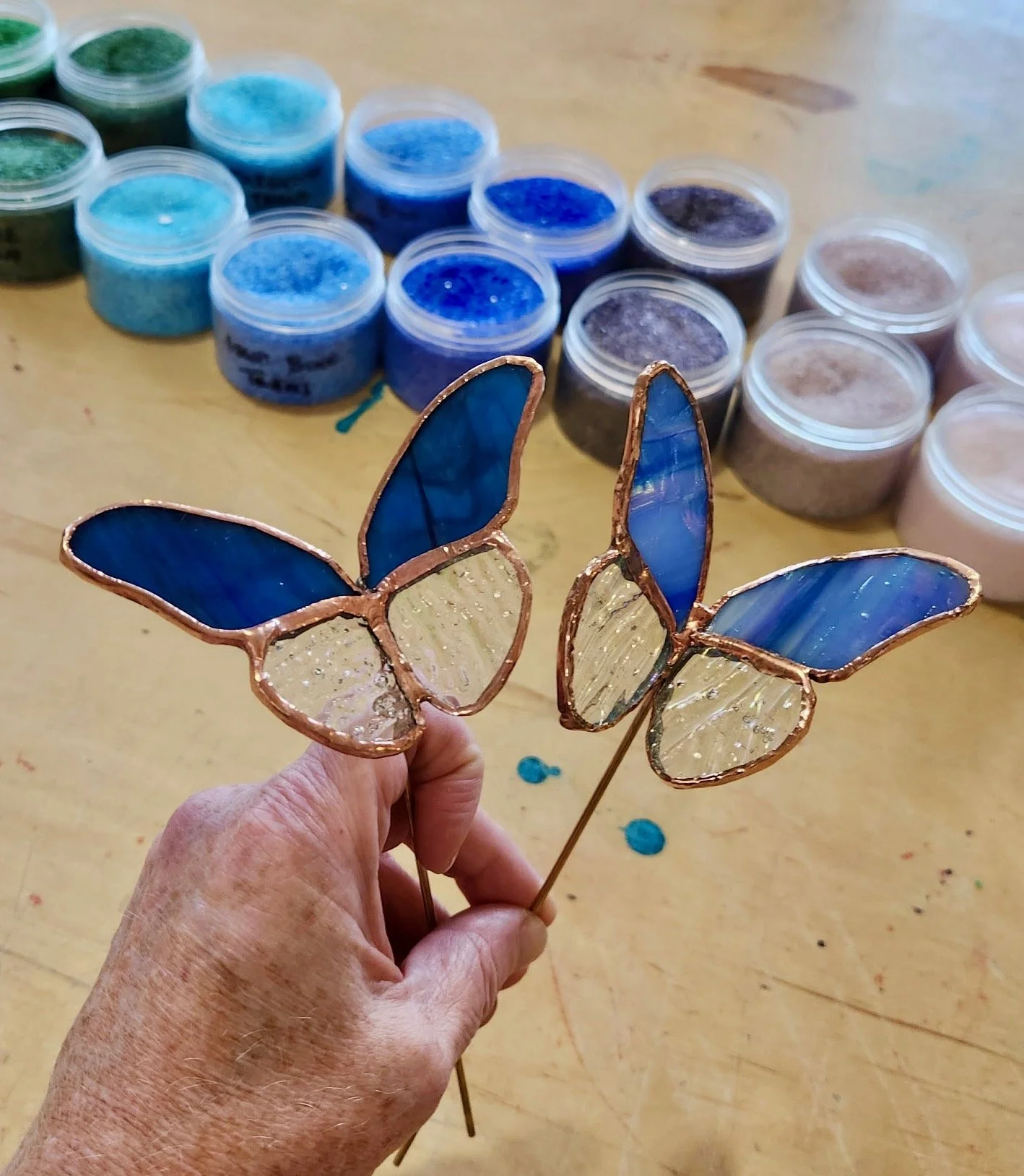 NEW! Stained Glass Butterflies