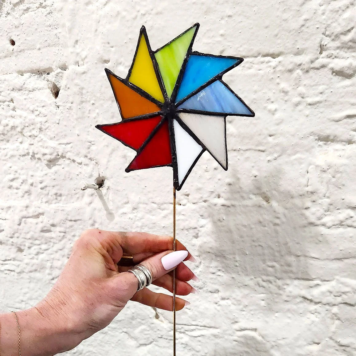 NEW! Stained Glass Pinwheels