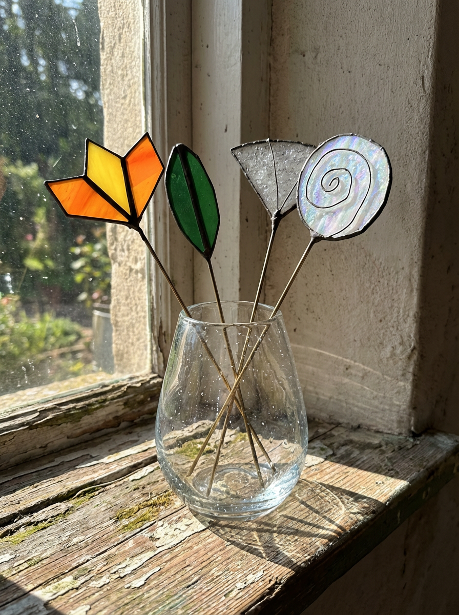NEW! Stained Glass Flowers
