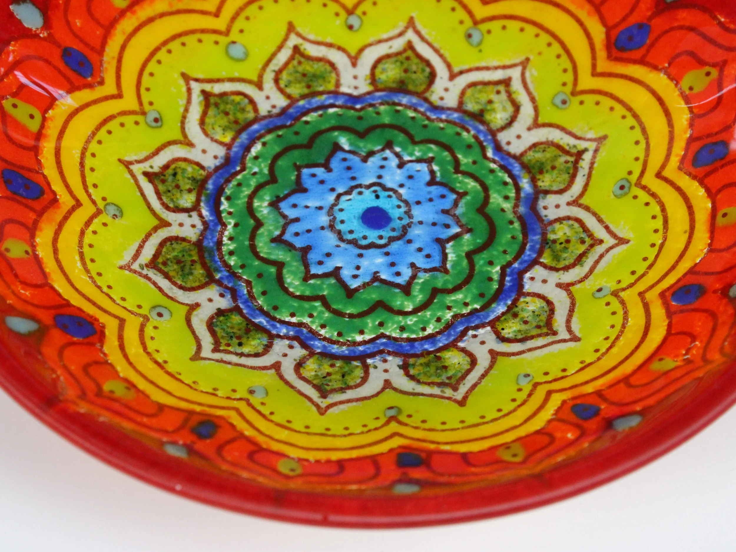 Red Mandala Bowl